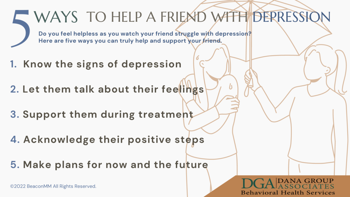 5 Ways to Help a Friend With Depression Infographic