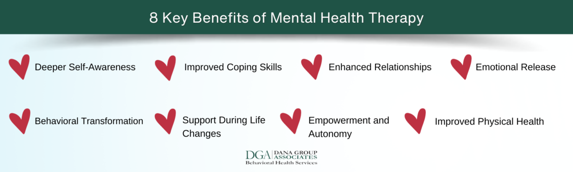 8 Key Benefits of Mental Health Therapy
